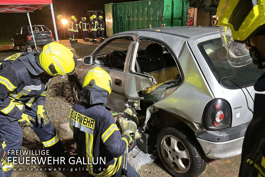 Ausbildung mit der Feuerwehr Mittenwalde